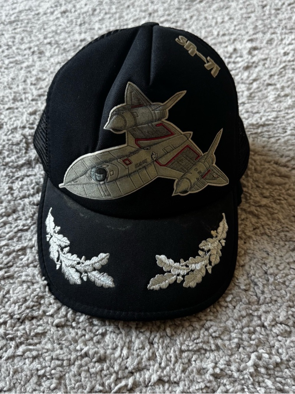 Rare Vintage Hat Snapback Aviation SR-71 Blackbird NASA Air Force Smithsonian